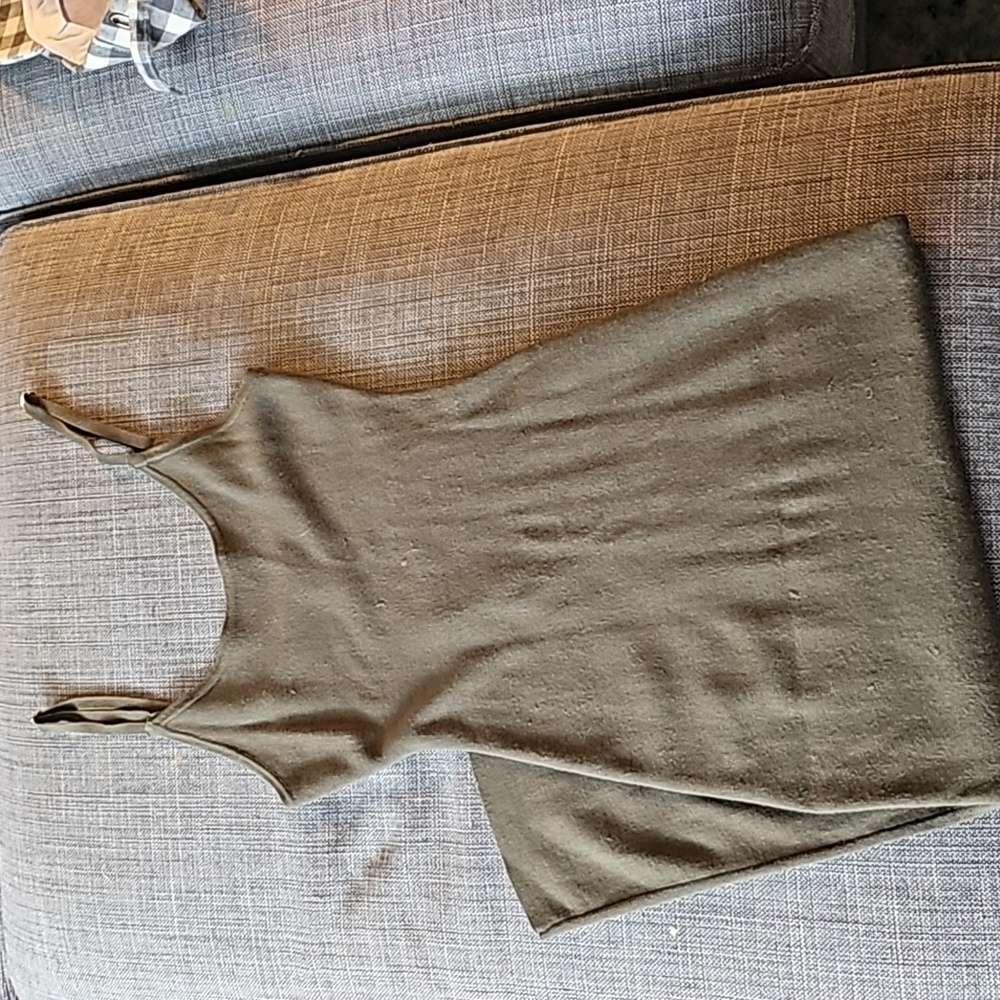 Revamped Knit Olive midi dress